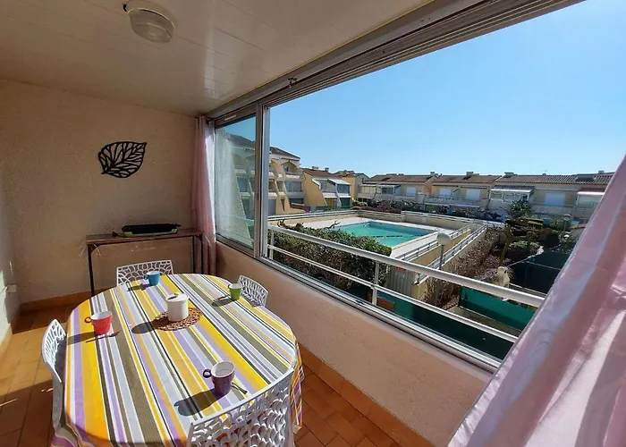 2 Pieces Avec Piscine Et Parking A Marseillan-plage - Fr-1-326-574 Lejlighed Marseillan (Herault)